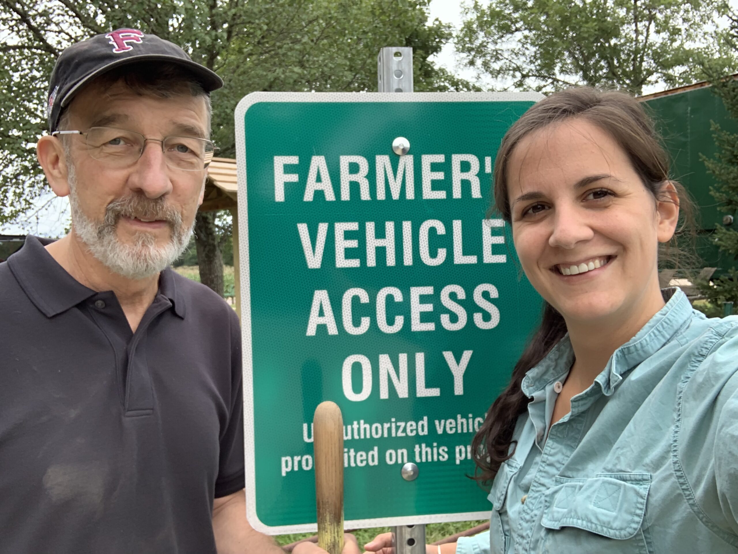 Alex with town conservation agent Mark Kasprzyk