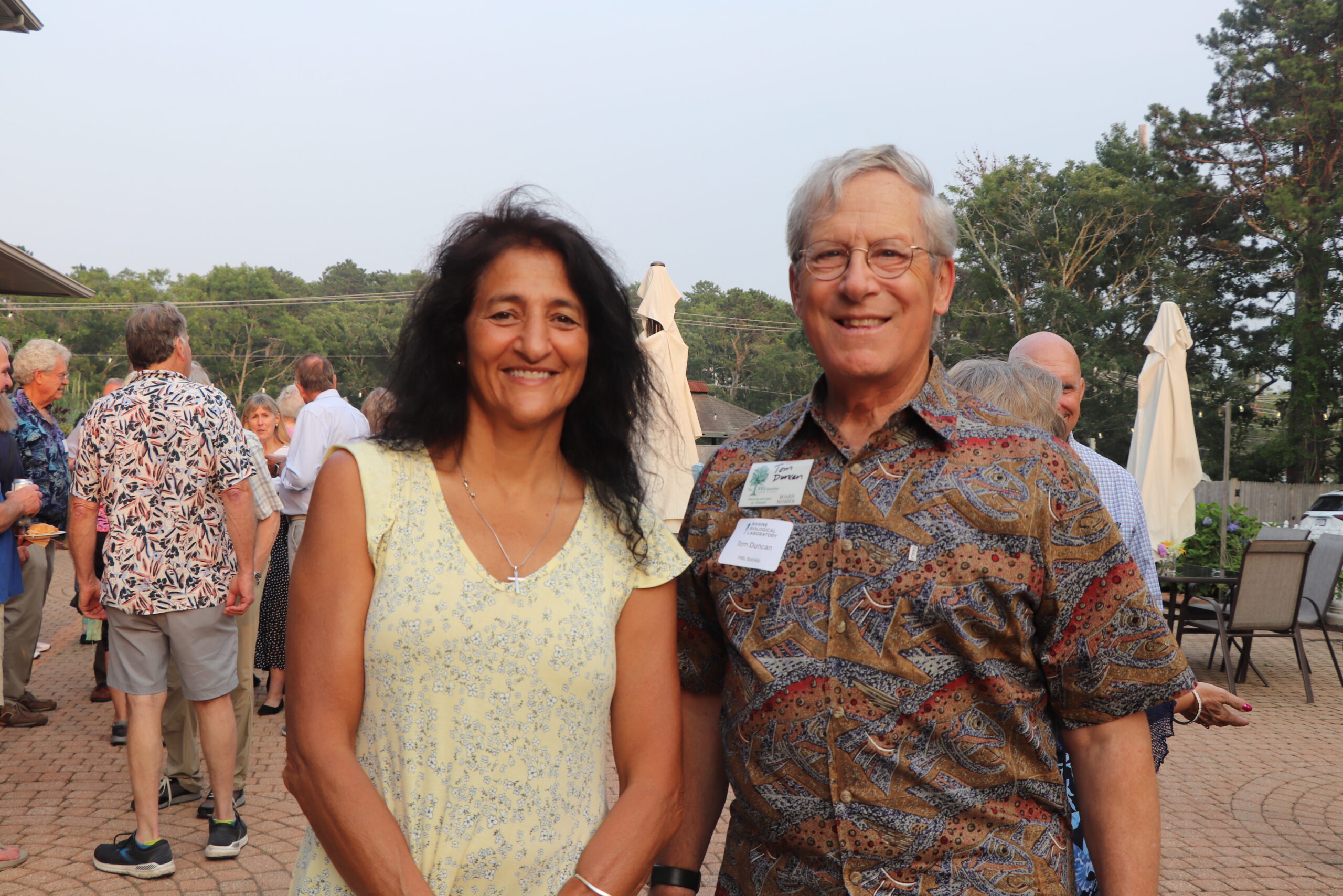 Tom Duncan and Dina Pandya