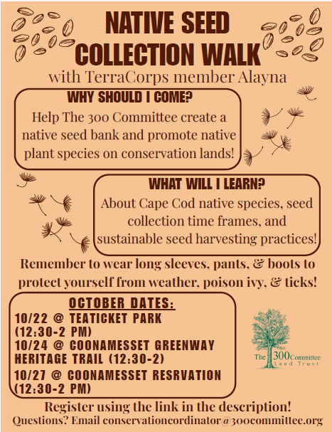 Native Seed Collection Flyer Image
